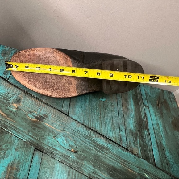 Larry Mahan Vintage Leather Lace up Ankle Boots Size 9.5 EE Western - Picture 13 of 15